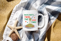 Playful Pasta Party PNG, Cute Food Sublimation Product Image 5