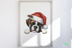 Playful Peeking Dog Breeds Clipart Product Image 5