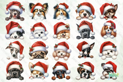 Playful Peeking Dog Breeds Sublimation Bundle Product Image 7