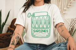 Sardines Fish PNG, Playful Coastal Sublimation Art Product Image 4