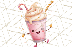 Cute Food and Beverage Clipart PNG, Kawaii Snacks Png Product Image 3