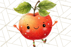 Cute Food and Beverage Clipart PNG, Kawaii Snacks Png Product Image 3