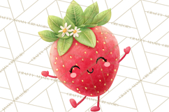 Cute Food and Beverage Clipart PNG, Kawaii Snacks Png Product Image 2
