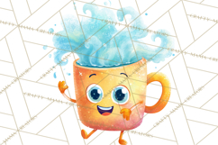 Cute Food and Beverage Clipart PNG, Kawaii Snacks Png Product Image 2