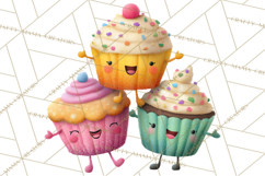 Cute Food and Beverage Clipart PNG, Kawaii Snacks Png Product Image 3