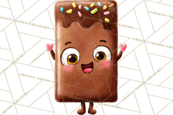 Cute Food and Beverage Clipart PNG, Kawaii Snacks Png Product Image 2