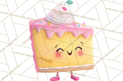 Cute Food and Beverage Clipart PNG, Kawaii Snacks Png Product Image 3
