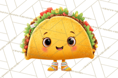 Cute Food and Beverage Clipart PNG, Kawaii Snacks Png Product Image 4