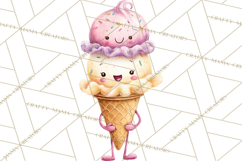 Cute Food and Beverage Clipart PNG, Kawaii Snacks Png Product Image 4