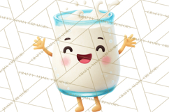 Cute Food and Beverage Clipart PNG, Kawaii Snacks Png Product Image 3