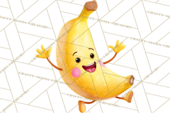 Cute Food and Beverage Clipart PNG, Kawaii Snacks Png Product Image 3