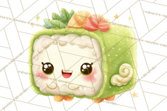 Cute Food and Beverage Clipart PNG, Kawaii Snacks Png Product Image 5