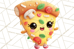 Cute Food and Beverage Clipart PNG, Kawaii Snacks Png Product Image 4