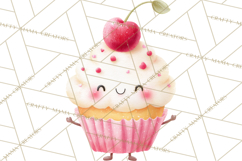 Cute Food and Beverage Clipart PNG, Kawaii Snacks Png Product Image 2