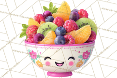 Cute Food and Beverage Clipart PNG, Kawaii Snacks Png Product Image 2