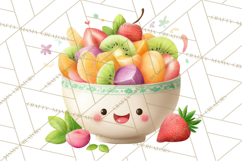 Cute Food and Beverage Clipart PNG, Kawaii Snacks Png Product Image 4