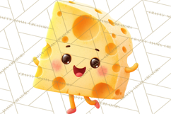 Cute Food and Beverage Clipart PNG, Kawaii Snacks Png Product Image 5