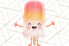 Cute Food and Beverage Clipart PNG, Kawaii Snacks Png Product Image 3