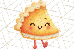 Cute Food and Beverage Clipart PNG, Kawaii Snacks Png Product Image 3