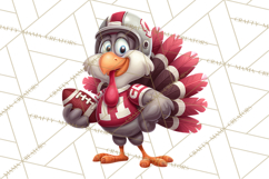 Whimsical Thanksgiving Turkey Clipart PNG, Holiday Turkeys Product Image 4