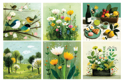 Plyfull Spring Digital Paper Pack, 20 PNG &amp; JPEG Product Image 2