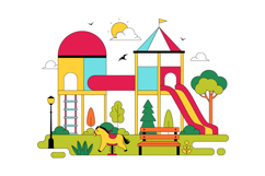 10 Playground Vector Illustration Product Image 4