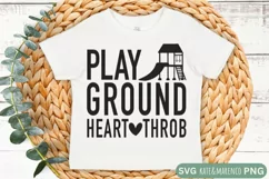 Playground Heart Throb SVG | Funny Boy Valentine SVG PNG Product Image 1