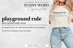 Funny Mom-Themed Definitions | SVG & PNG | Motherhood Product Image 1