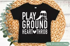 Playground Heart Throb SVG | Funny Boy Valentine SVG PNG Product Image 2