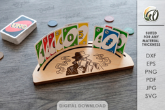 Playing Card Holders Bundle Laser Cut. Card Stand SVG Product Image 2