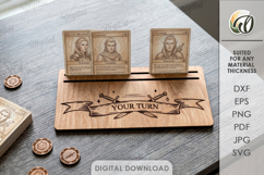 Playing Card Holders Bundle Laser Cut. Card Stand SVG Product Image 7