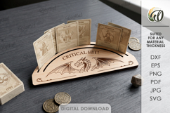 Playing Card Holders Bundle Laser Cut. Card Stand SVG Product Image 8
