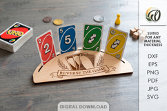 Playing Card Holders Bundle Laser Cut. Card Stand SVG Product Image 11