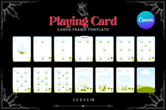 Playing Cards Canva Frame Poker Cards Full Deck Template Product Image 1