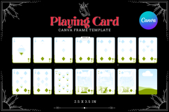 Playing Cards Canva Frame Poker Cards Full Deck Template Product Image 2