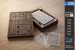 Playing Card Boxes Laser Cut Bundle | Card Cases | Engraved Product Image 2
