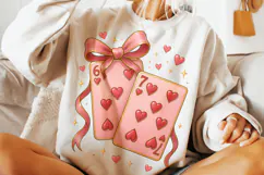 Six Seven Valentine's Day PNG, Valentine Playing Cards PNG Product Image 2