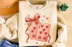 Six Seven Valentine's Day PNG, Valentine Playing Cards PNG Product Image 3