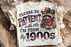 Cowboy Raccoon, Funny PNG, Sarcastic PNG, Western Country Product Image 1