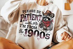 Cowboy Raccoon, Funny PNG, Sarcastic PNG, Western Country Product Image 3