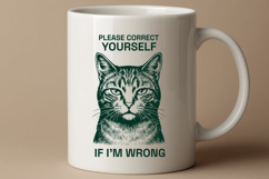 Funny Cat SVG Sarcastic Judgmental Quote Cut File Product Image 2