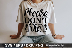 House Plant SVG Design -Please Don t Die Product Image 4