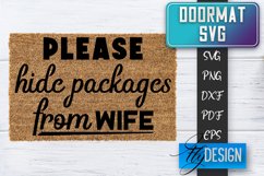Doormat SVG Design | Welcom Home SVG | Home Decor SVG v.4 Product Image 1