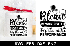 Christmas Toilet Paper SVG Design - Christmas Design Product Image 4