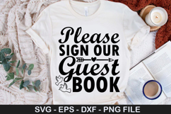Please Sign Our Guest Book - Wedding SVG Design Product Image 1