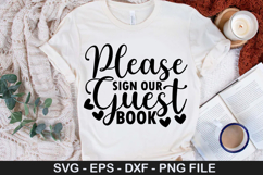 Couple SVG Design -Please Sign Our Guest Book Product Image 2