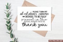 Please turn off all cell phones, SVG, Wedding Sign SVG Product Image 1