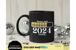 Download this New Years 2024 loading 2024 today for a good price. These New Years design are compatible with Cricut and Silhouette Cutting Machines.