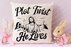 Plot Twist He Lives SVG Design Product Image 4