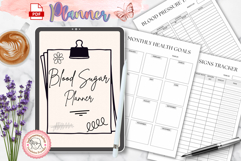 Blood Sugar Planner, Digital Health Planner, Health Records Product Image 1